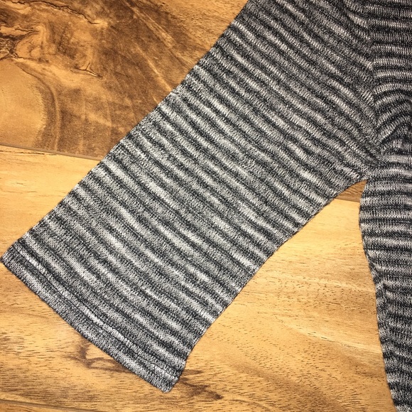 3/4 sleeve black & white mini dress - Picture 5 of 7